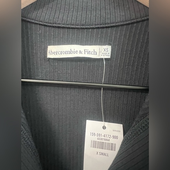 NWT Abercrombie Ruched Knit Shirt Dress | Size XS - Picture 3 of 7